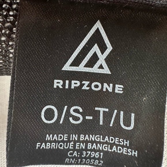 Ripzone Youth Boys/Mens Black Camo Trucker Hat - Picture 6 of 6